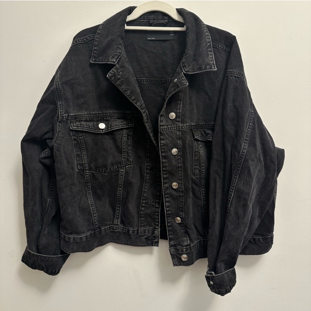 ASOS design black denim jacket